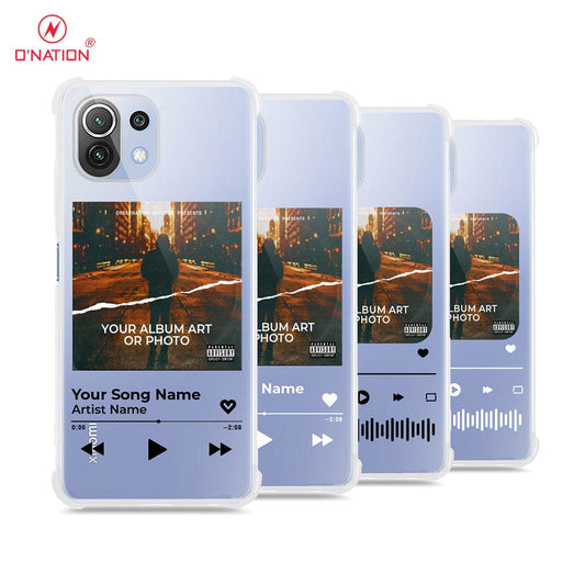 Xiaomi Mi 11 Lite Cover - Personalised Album Art Series - 4 Designs - Clear Phone Case - Soft Silicon Borders
