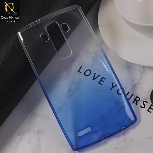 LG G3 - Blue - Soft Dual Gradient Semi Transparent Case