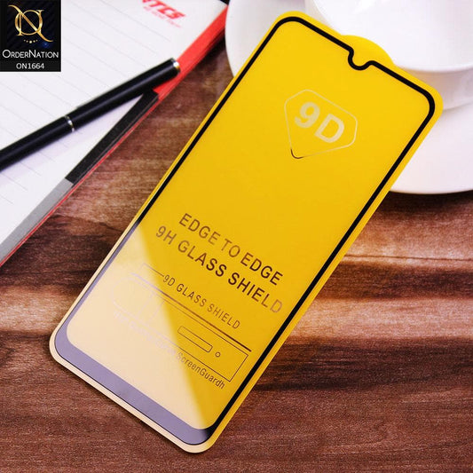 Samsung Galaxy M20 - Black - Xtreme Quality 9D Tempered Glass With 9H Hardness