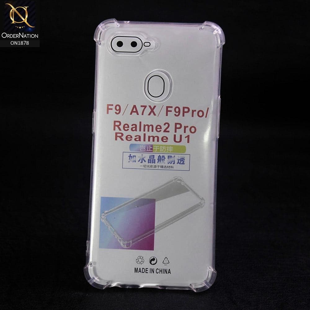 Soft 4D Design Shockproof Silicone Transparent Clear Case For Oppo