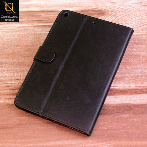 iPad Mini 5 / iPad Mini (2019) Cover - Black - Luxury Shockproof Smart Wakeup Flip Book Case