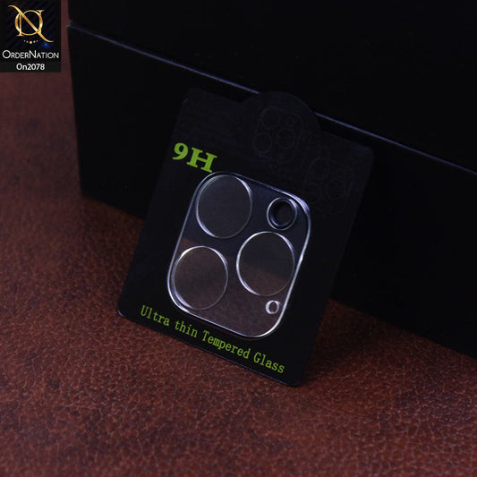 iPhone 12 Pro - Transparent - 3D Film 9H Glass Color Camera Lens Protector
