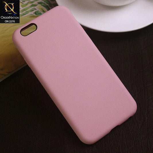 iPhone 6s Plus / 6 Plus Cover - Pink - Silicon Matte Candy Color Soft Case