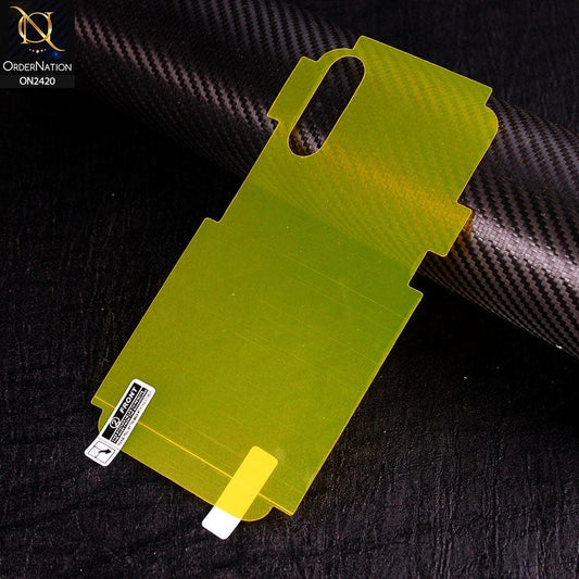 Vivo S1 Protector Cover - Transparent Hydro Jell Skin Film Unbreakable Back Protector Sheet