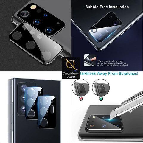 Samsung Galaxy Z Fold 3 5G Protector - Black - 9H Ultra Thin Scratch-Resistant Camera Lens Glass Protector
