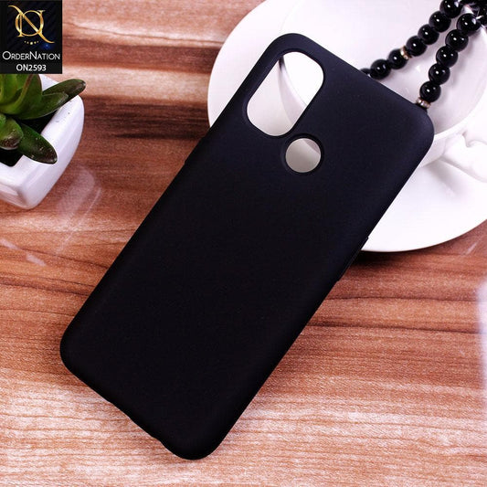 OnePlus Nord N100 Cover - Black - HQ Silica Gel Silicon Shockproof Matte Soft Case