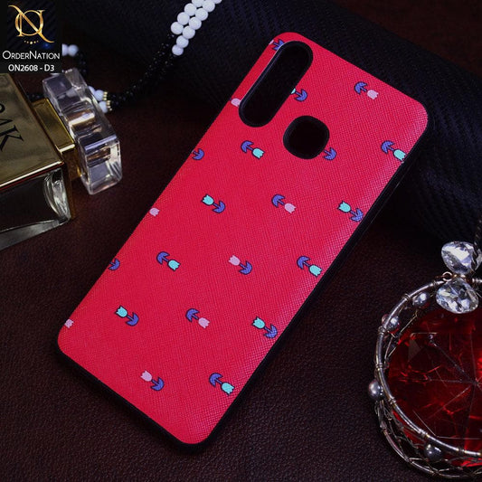 Vivo Y19 Cover - Design 3 - New Fresh Look Floral Texture Soft Case