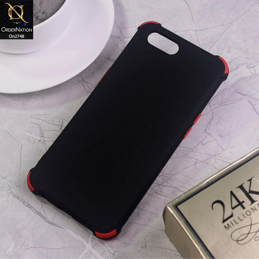 Oppo A3s - Black - Soft New Stylish Matte Look Case