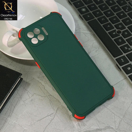 Oppo F17 Pro Cover - Green - Soft New Stylish Matte Look Case