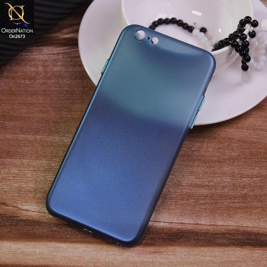 iPhone 6S / 6 - Blue - New Colored Semi-Transparent Ultra Thin Paper Shell Case