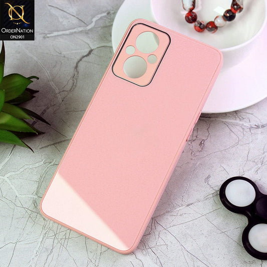 Oppo Reno 7z 5G Cover - Pink - New Glossy Shine Soft Borders Camera Protection Back Case