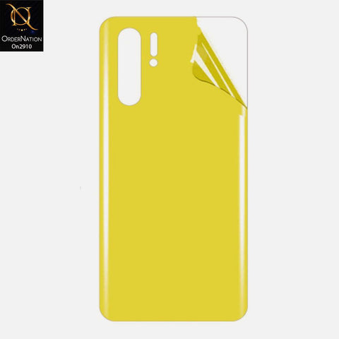 Huawei Y7a - Transparent Skin Film Unbreakable Back Protector Sheet