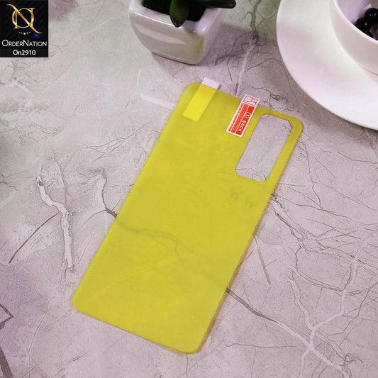 Huawei Y7a - Transparent Skin Film Unbreakable Back Protector Sheet
