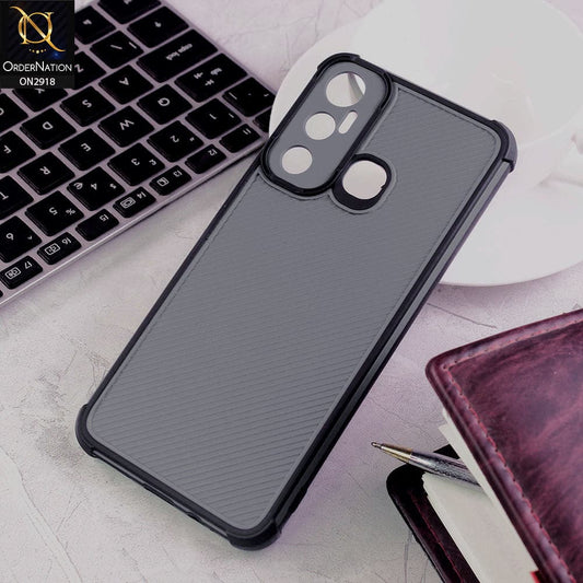 Infinix Hot 11 Cover - Black - 3D Soft Linning Camera Protection Case