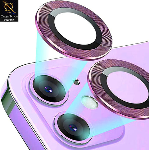 iPhone 14 Camera Protector - Metal Ring Camera Glass Protector