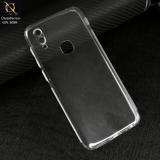 Vivo Y97 Cover - Transparent -  Soft 4D Design Shockproof Silicone Transparent Clear Camera Protection Case