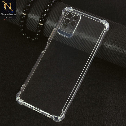 Infinix Note 8i Cover - Transparent - Soft 4D Design Shockproof Silicone Transparent Clear Case