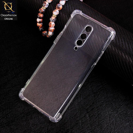 OnePlus 8 4G Cover - Soft 4D Design Shockproof Silicone Transparent Clear Case