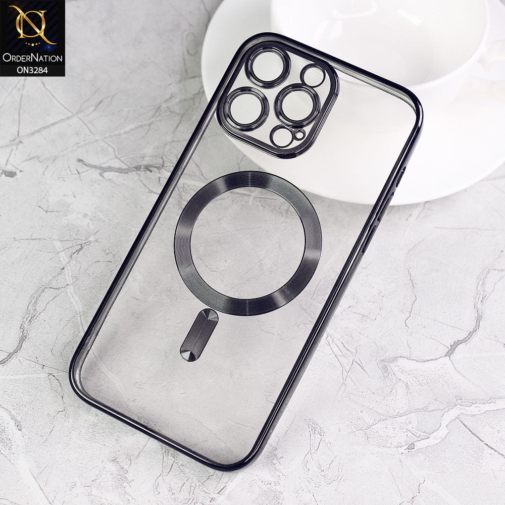 iPhone 12 Pro Max Cover - Black Marble Series - Premium Electroplated –  OrderNation