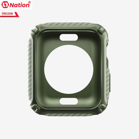 Apple Watch Series SE (40mm) Cover - Military Green - ONation Quad Element Full Body Protective Soft Case