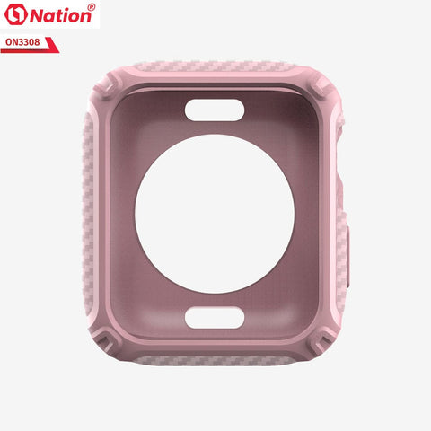 Apple Watch Series SE (44mm) Cover - Pink - ONation Quad Element Full Body Protective Soft Case