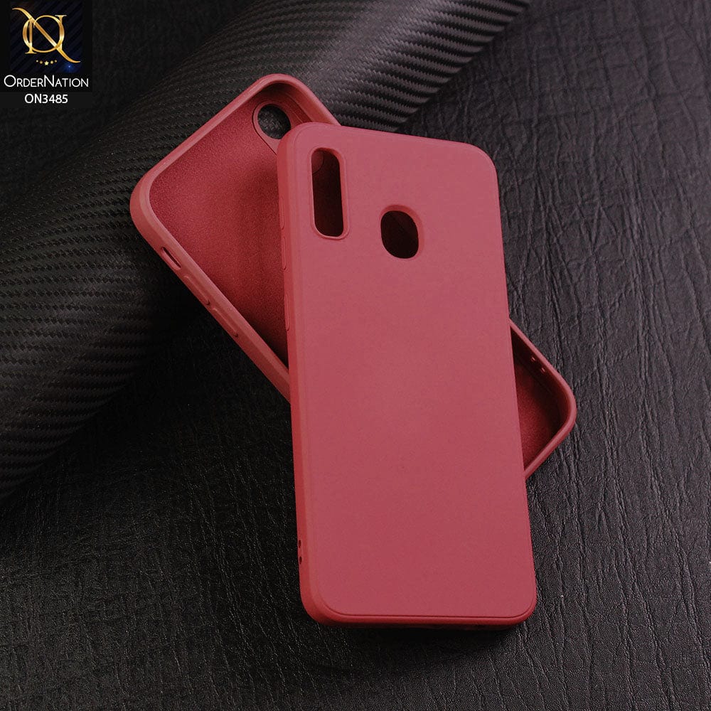 Samsung Galaxy A30 Cover Red ONation Silica Gel Series HQ