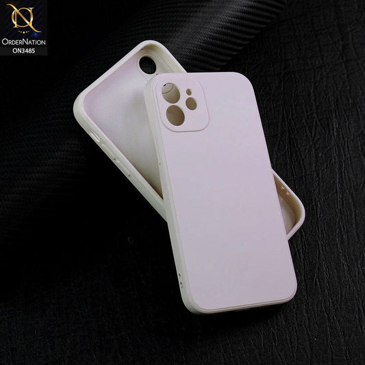 iPhone 11 Cover - Off-White (Not Pure White) - ONation Silica Gel Series - HQ Liquid Silicone Elegant Colors Camera Protection Soft Case