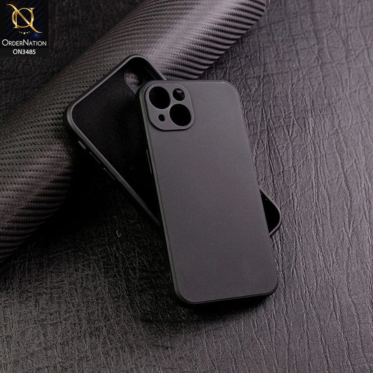 iPhone 13 Mini Cover - Black - ONation Silica Gel Series - HQ Liquid Silicone Elegant Colors Camera Protection Soft Case