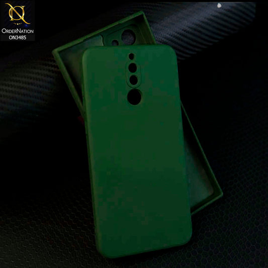 Huawei Mate 10 Lite Cover - Dark Green - ONation Silica Gel Series - HQ Liquid Silicone Elegant Colors Camera Protection Soft Case