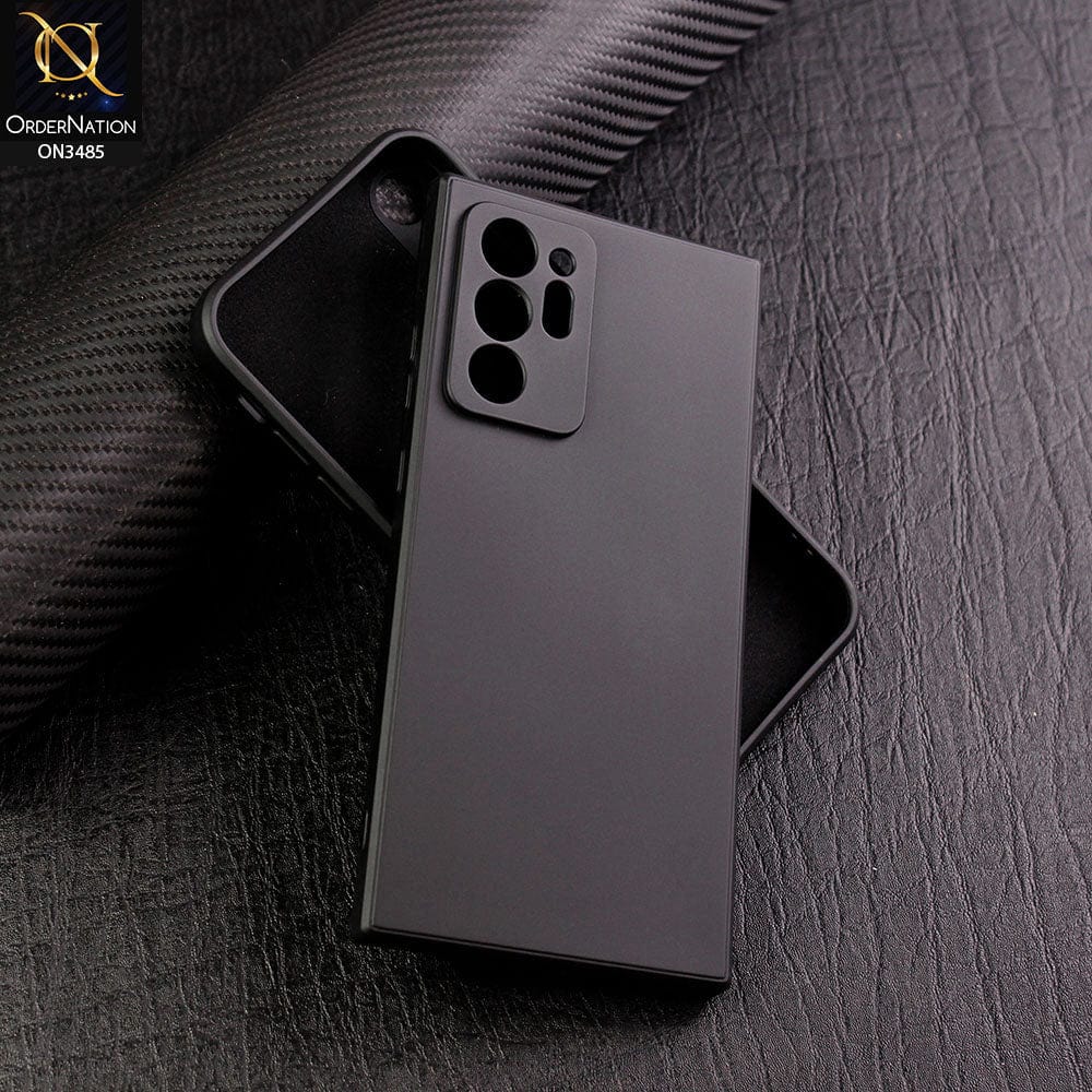 Samsung Galaxy Note 20 Ultra Cover Black ONation Silica Gel