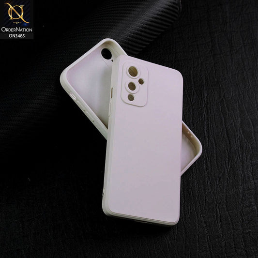 OnePlus 9 Cover - Off-White (Not Pure White) - ONation Silica Gel Series - HQ Liquid Silicone Elegant Colors Camera Protection Soft Case