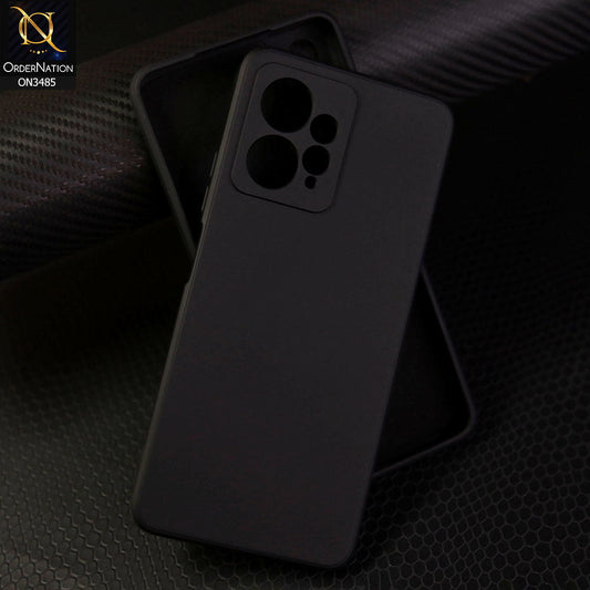Xiaomi Redmi Note 12 4G Cover - Black  - ONation Silica Gel Series - HQ Liquid Silicone Elegant Colors Camera Protection Soft Case
