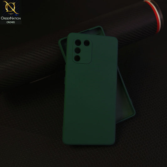 Samsung Galaxy S10 Lite - Dark Green - ONation Silica Gel Series - HQ Liquid Silicone Elegant Colors Camera Protection Soft Case