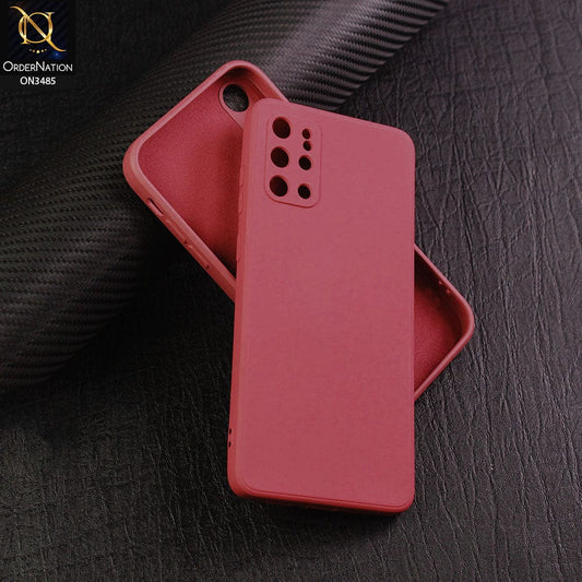 Samsung Galaxy S20 Plus Cover - Red - ONation Silica Gel Series - HQ Liquid Silicone Elegant Colors Camera Protection Soft Case