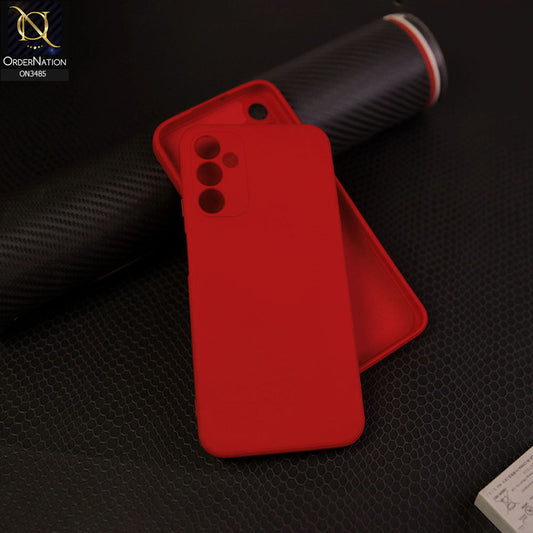 Samsung Galaxy A14 - Dark Red - ONation Silica Gel Series - HQ Liquid Silicone Elegant Colors Camera Protection Soft Case