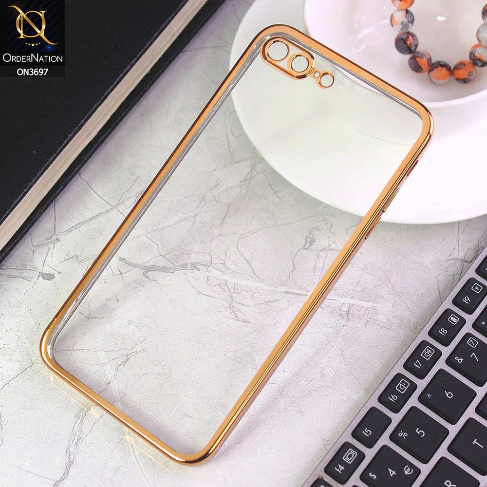 iPhone Plus Plus Cover Golden Luxury Look Colour Borders