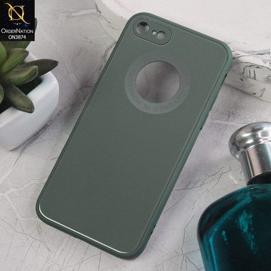 iPhone 8 / 7  Cover - Design 4  - New Shine Soft Borders Camera Bumper Protection Glossy Logo Hole Case