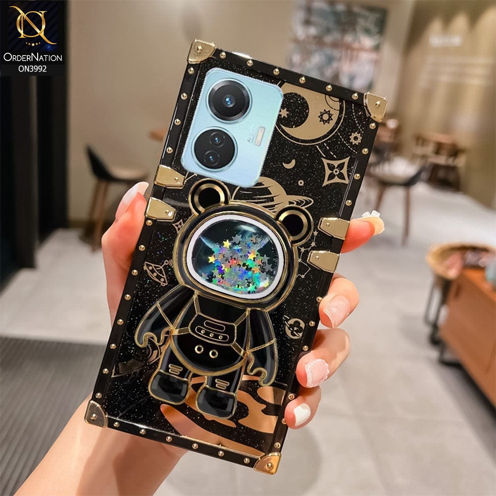 Vivo Y55 4G Cover Black New Luxury Space Case With Astronode