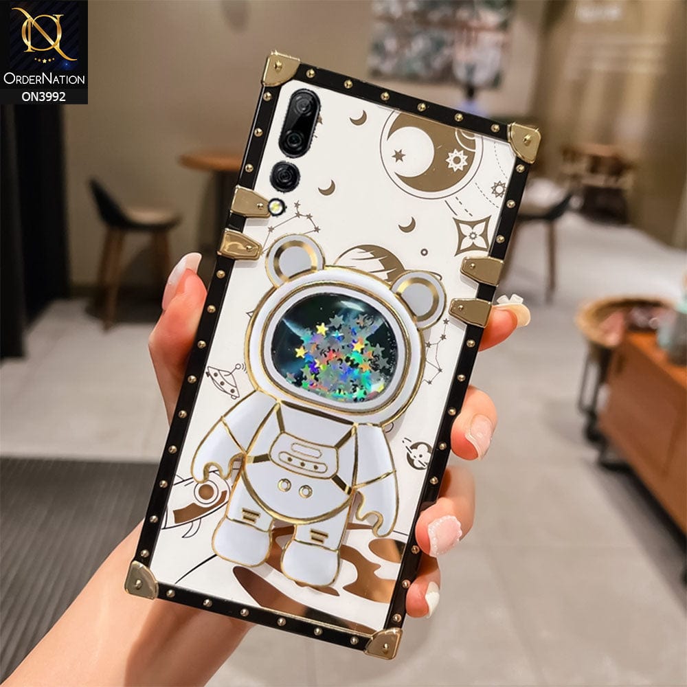 Honor 9X Cover White New Luxury Space Case With Astronode Cute