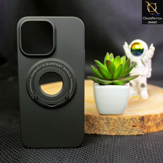 iPhone 14 Pro Max Cover - Black - Cocosini Brand Magnetic Shell Phone Case