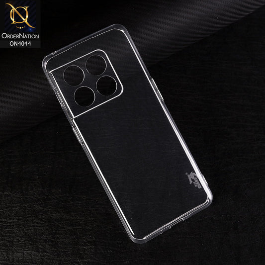 OnePlus 10 Pro - Transparent - Soft Silicone + Tpu case with Camera Bumper Protection