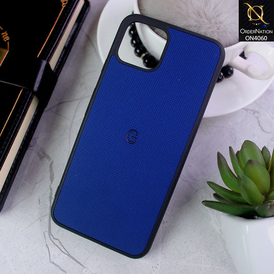 Google Pixel 4 - Blue - New Soft Borders Dotted Rubber Case