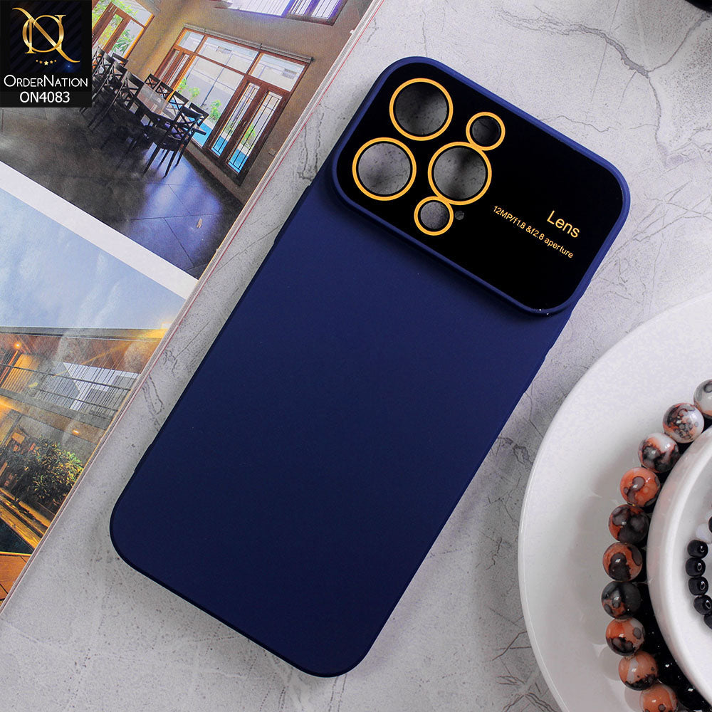 iPhone 15 Pro Max Cover Blue Glass Lense Ultra Camera Protection S