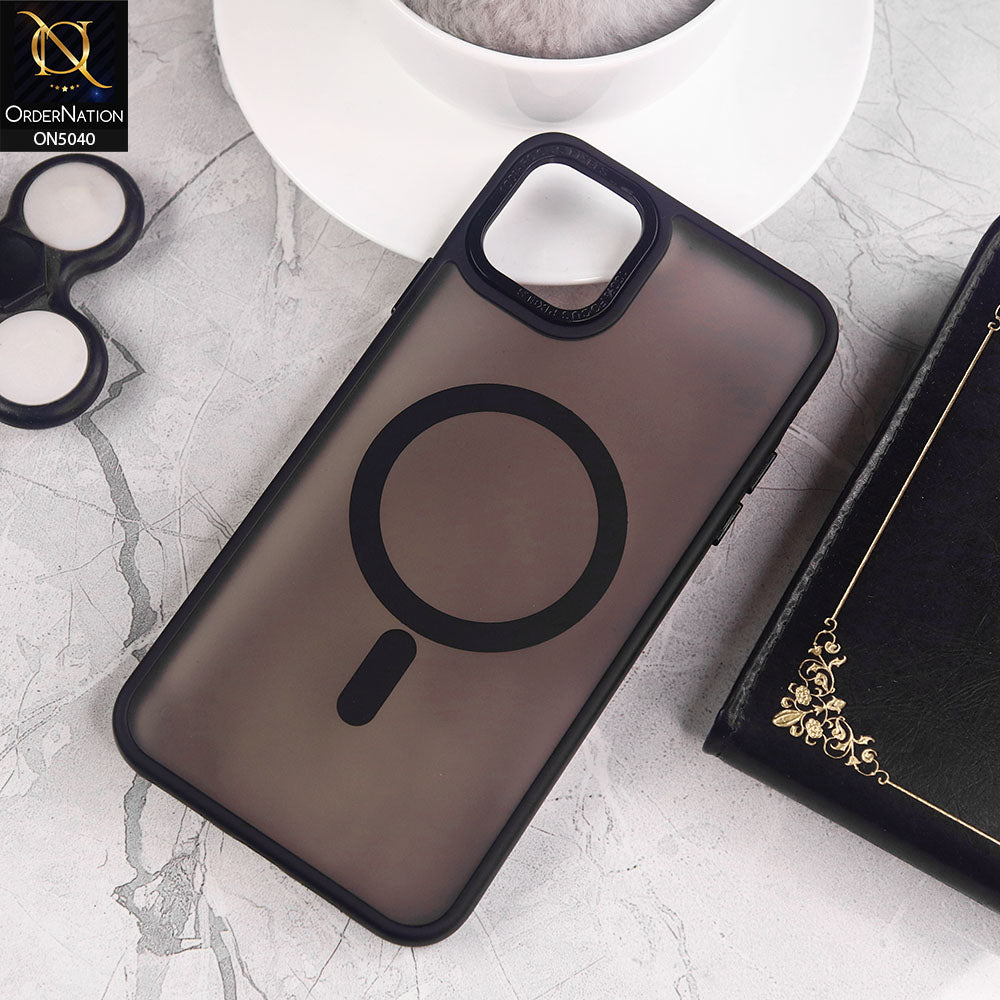 iPhone 12 Pro Max Cover Black Magnetic Collection Color Matte