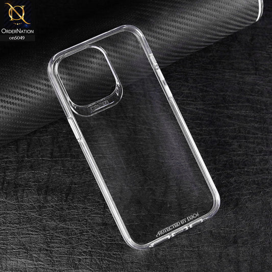 iPhone 15 Pro Cover - Transparent - Crystal Palace Clear Transparent D30 Protected Soft Case