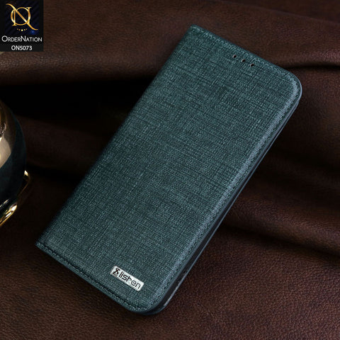 OnePlus 9 Cover - Blue - Lishen Classic Series - Premium Leather Magnatic Flip Book Case