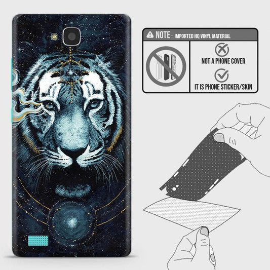 Huawei Honor 3C Back Skin - Design 4 - Vintage Galaxy Tiger Skin Wrap Back Sticker