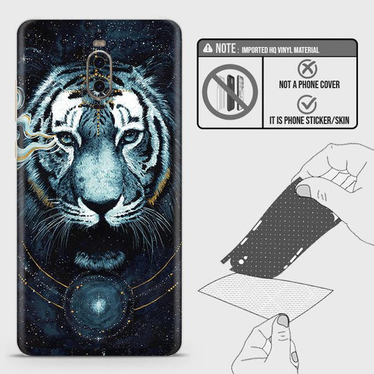 Huawei Mate 9 Pro Skin - Design 4 - Vintage Galaxy Tiger Skin Wrap Back Sticker