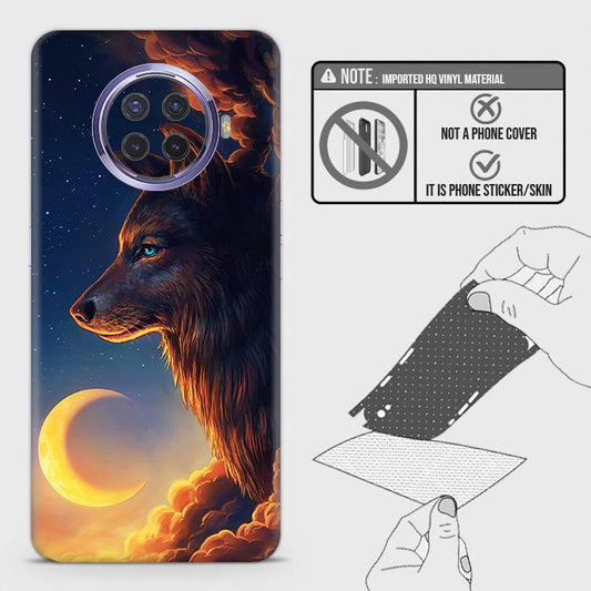 Oppo Ace2 Back Skin - Design 5 - Mighty Wolf Skin Wrap Back Sticker