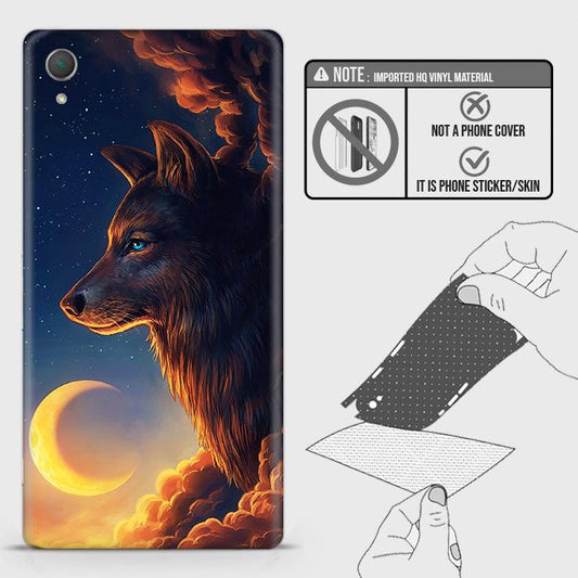 Sony Xperia Z2 Back Skin - Design 5 - Mighty Wolf Skin Wrap Back Sticker